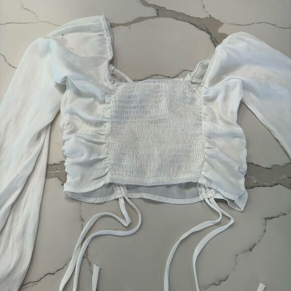 Lottie Moss cropped blouse - Picture 2 of 6